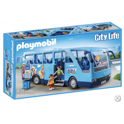 Bus Playmobile bleu