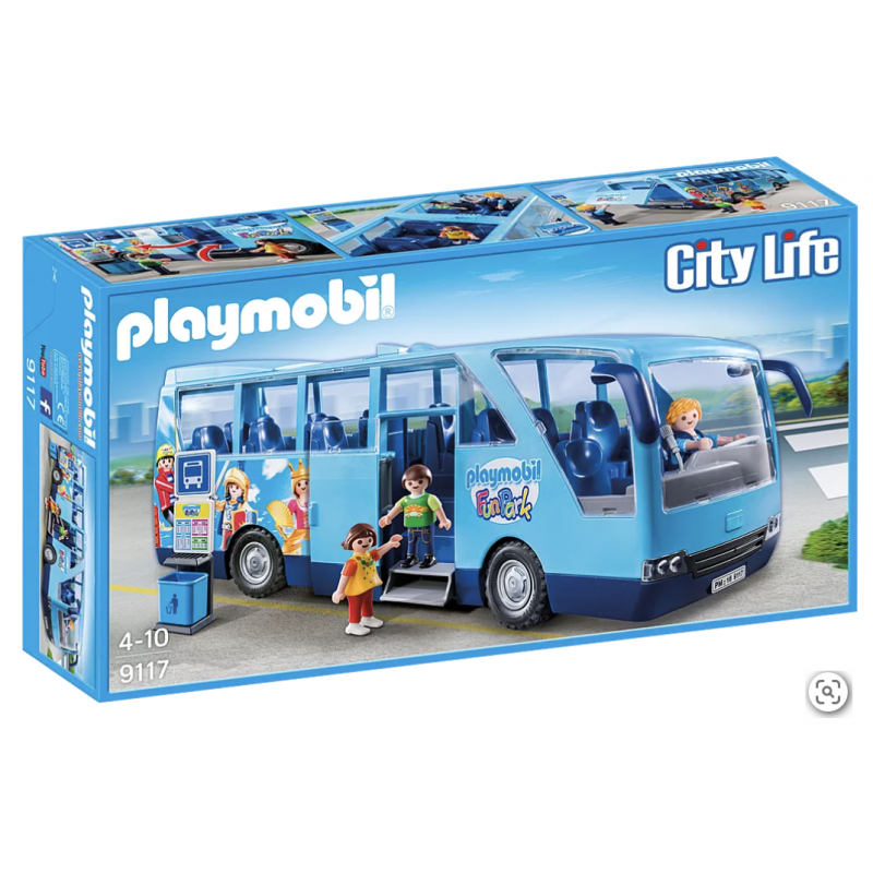 Bus Playmobile bleu
