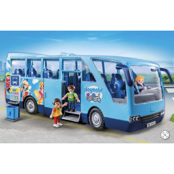 Bus Playmobile bleu